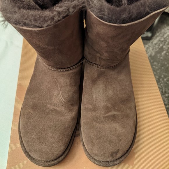 UGG Boots Women UGG Bailey Button Sheepskin Winter Boots 5803 - Picture 4 of 9